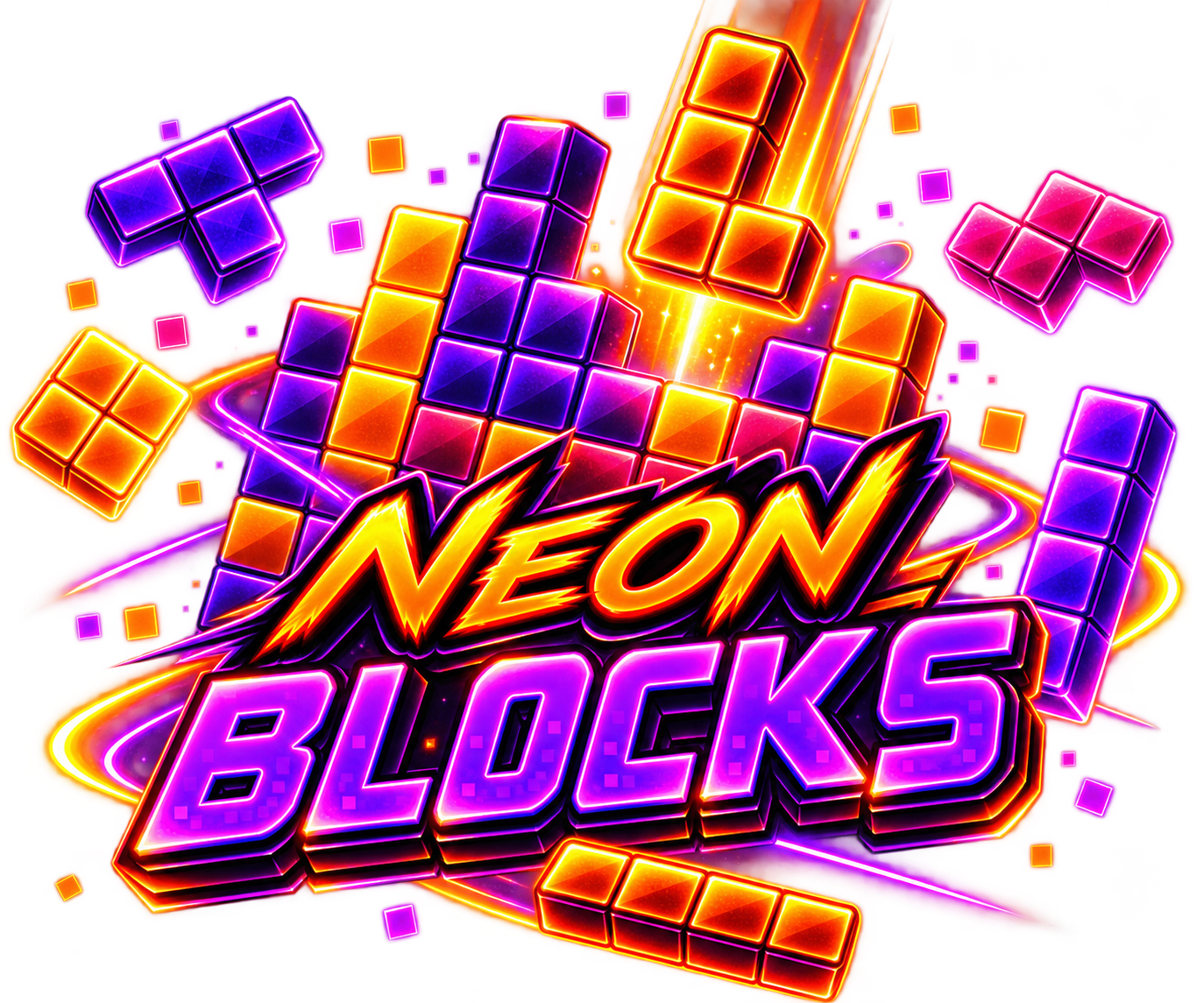 Neon Blocks