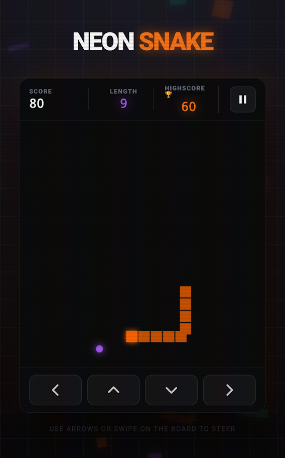 Neon Snake Mobile